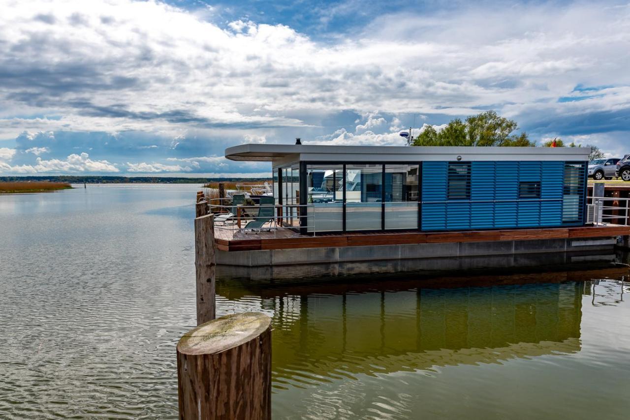 Hausboote Mitten Im Naturschutzgebiet Auf Usedom Villa Peenemünde Esterno foto