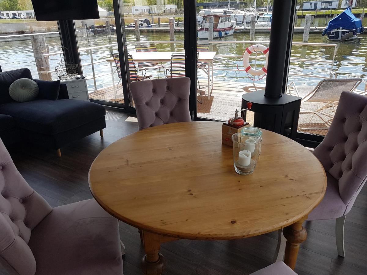 Hausboote Mitten Im Naturschutzgebiet Auf Usedom Villa Peenemünde Esterno foto